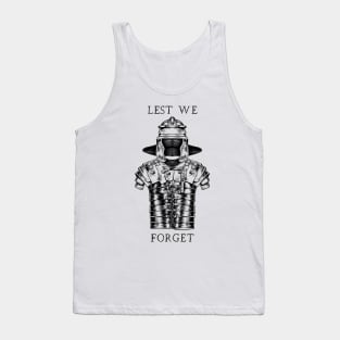 Etched in History: Lest We Forget the Glory of the Roman Empire Tank Top